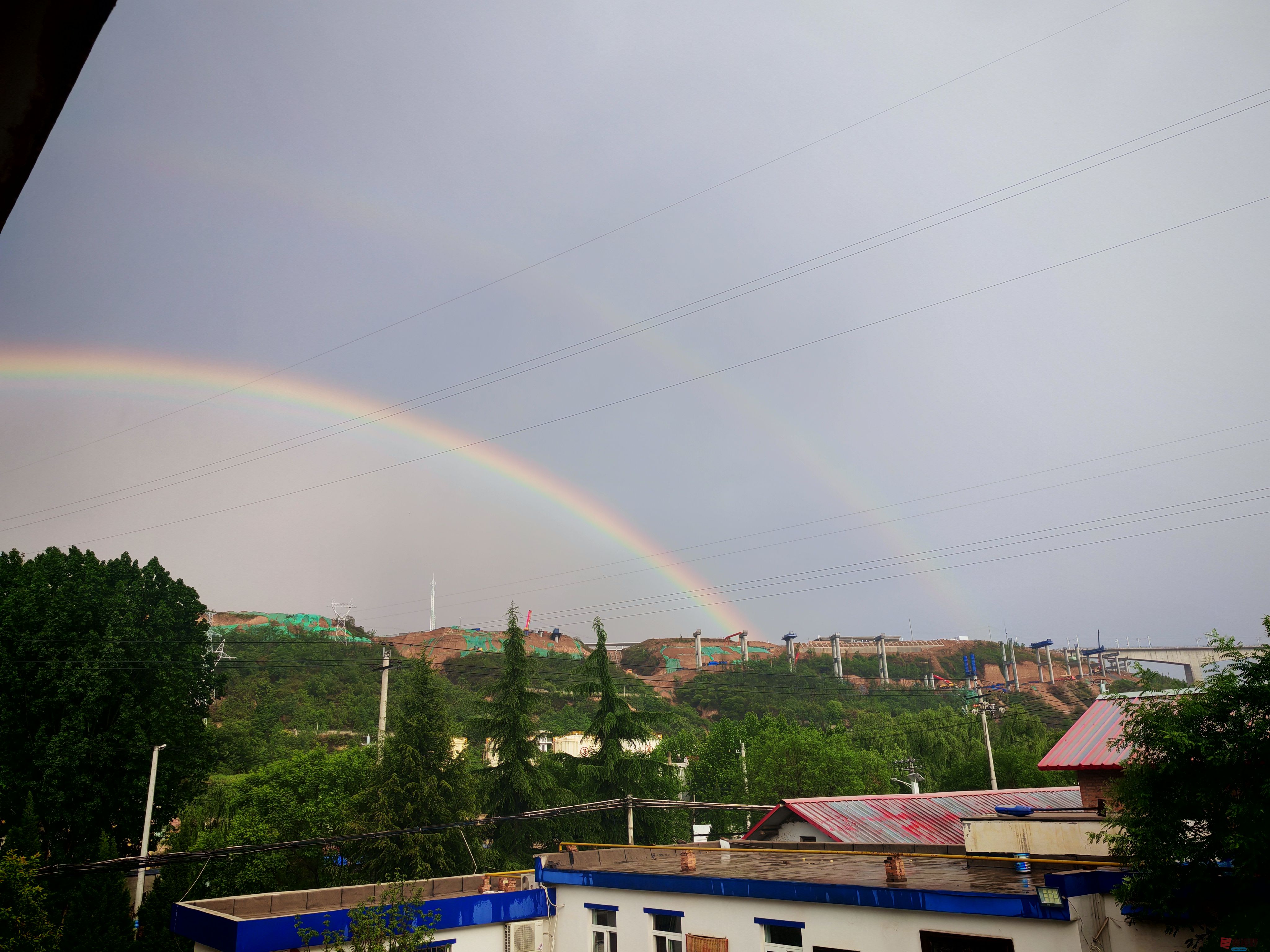 铜川王家河雨后彩虹